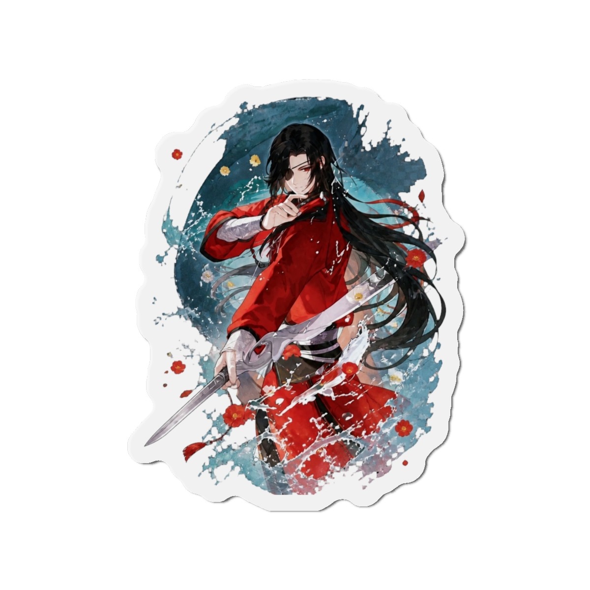 Heaven Officials Blessing Anime Scroll Style Refrigerator Magnet | Heaven Official's Blessing (TGCF) - alternate angle 3, merchandise